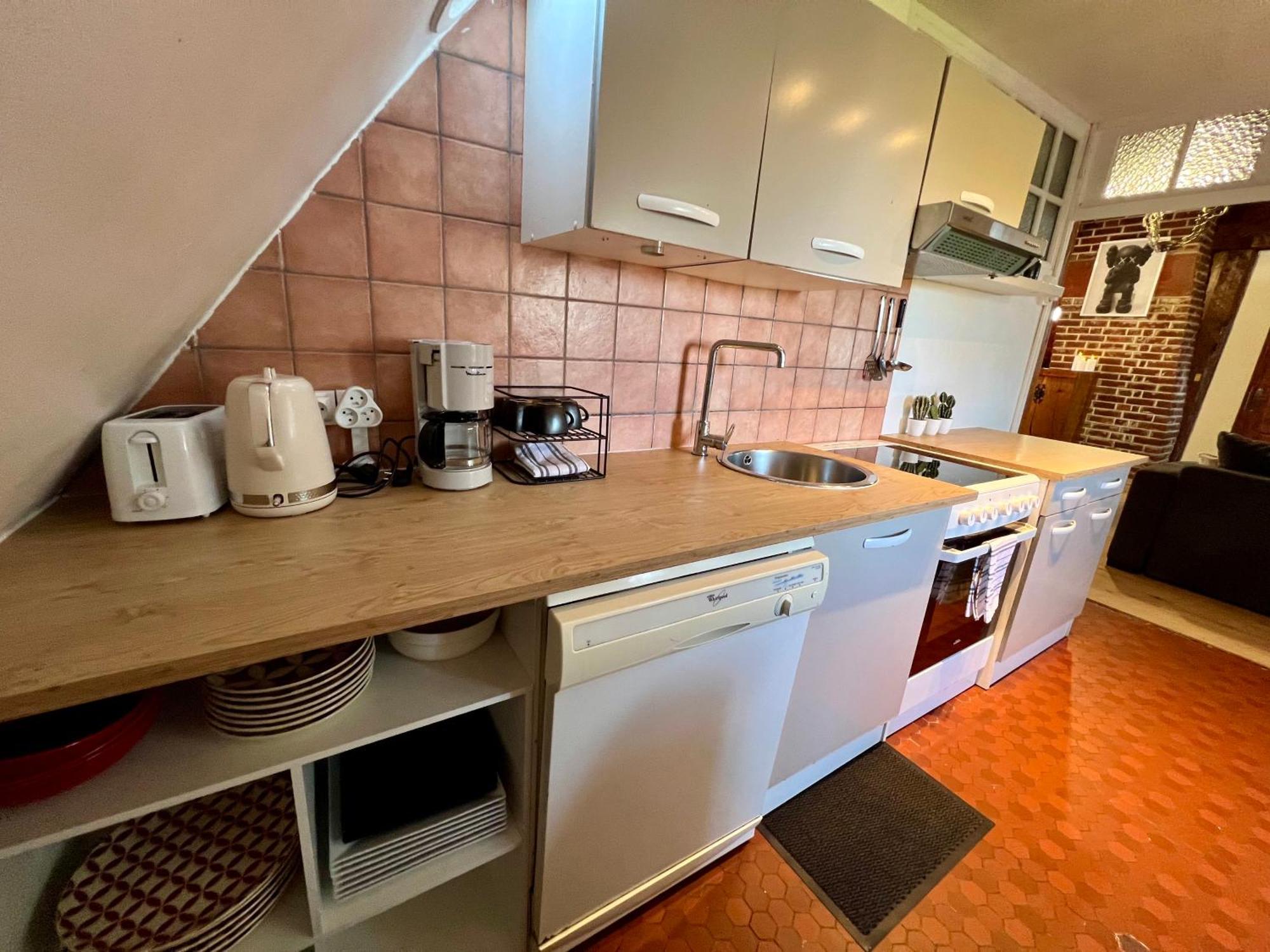 Spacieux Appartement Jardin, Bbq, Vue Sur Mer, Trouville Eksteriør billede